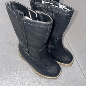 Target Black Boots with Silver Accents